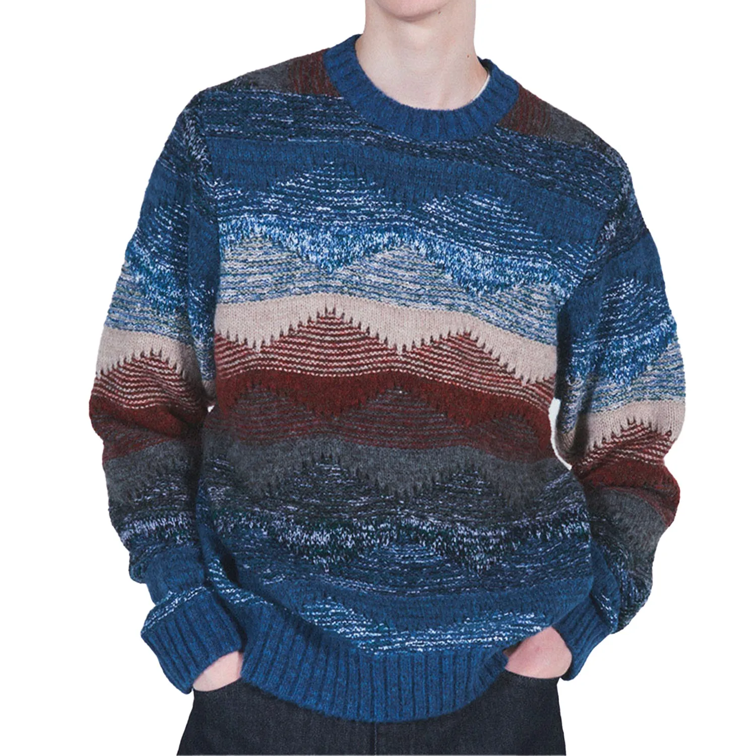 Abstract Crewneck Knit