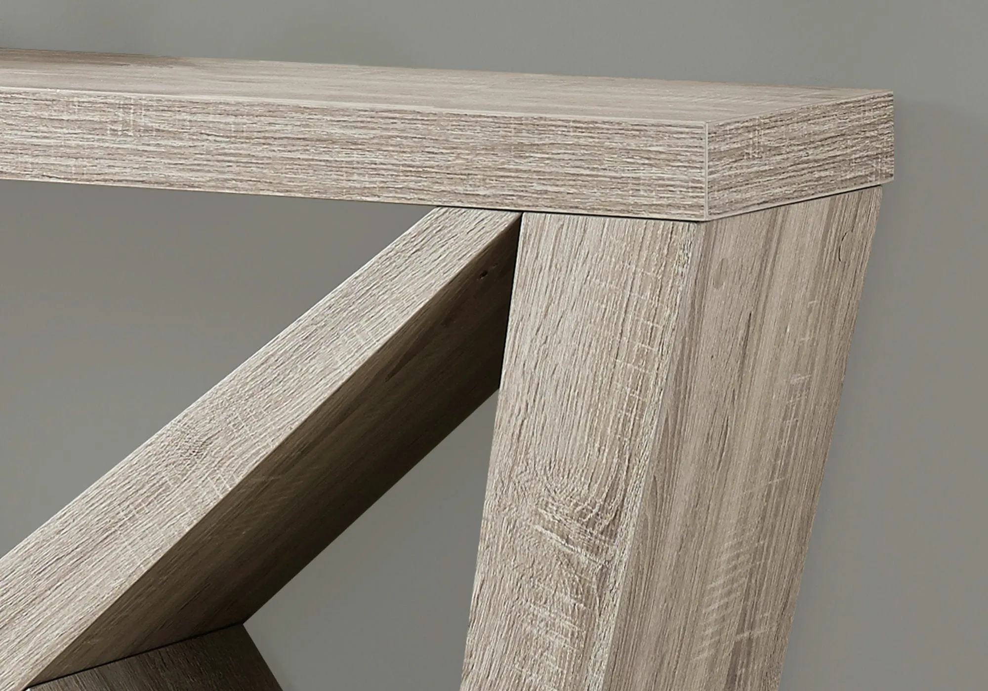 Accent Table - 48"L / Dark Taupe Hall Console
