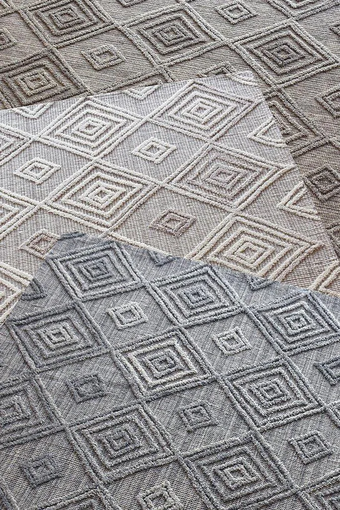 Admont Grey Wool Rug