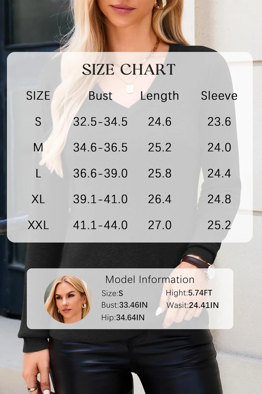 Arach&Cloz Women's Wool Blend Fall Sweaters Business Casual Outfits