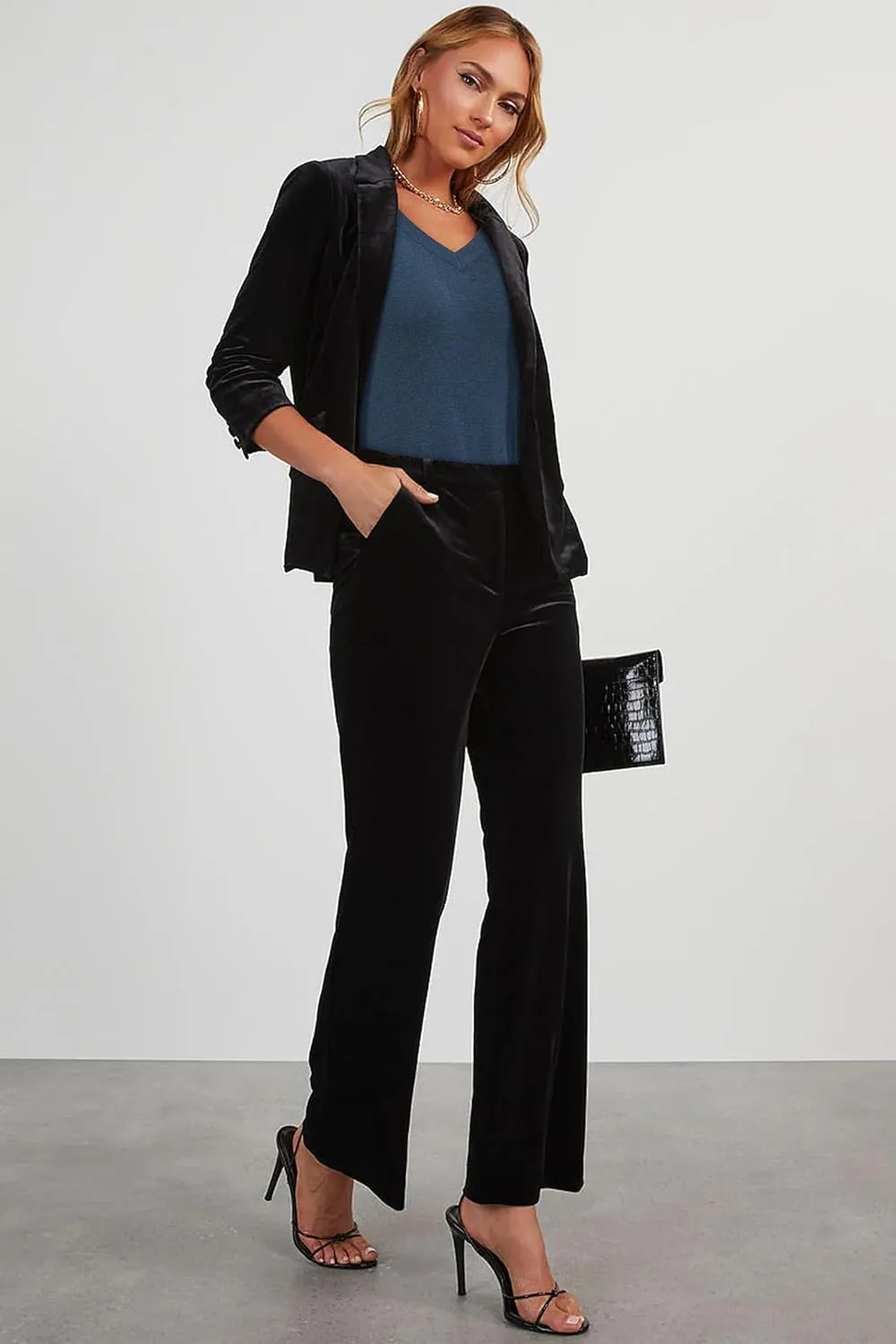 Arach&Cloz Women's Wool Blend Fall Sweaters Business Casual Outfits
