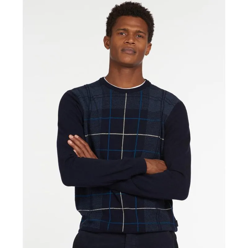 Barbour Coldwater Mens Merino Crew Neck Jumper - Midnight