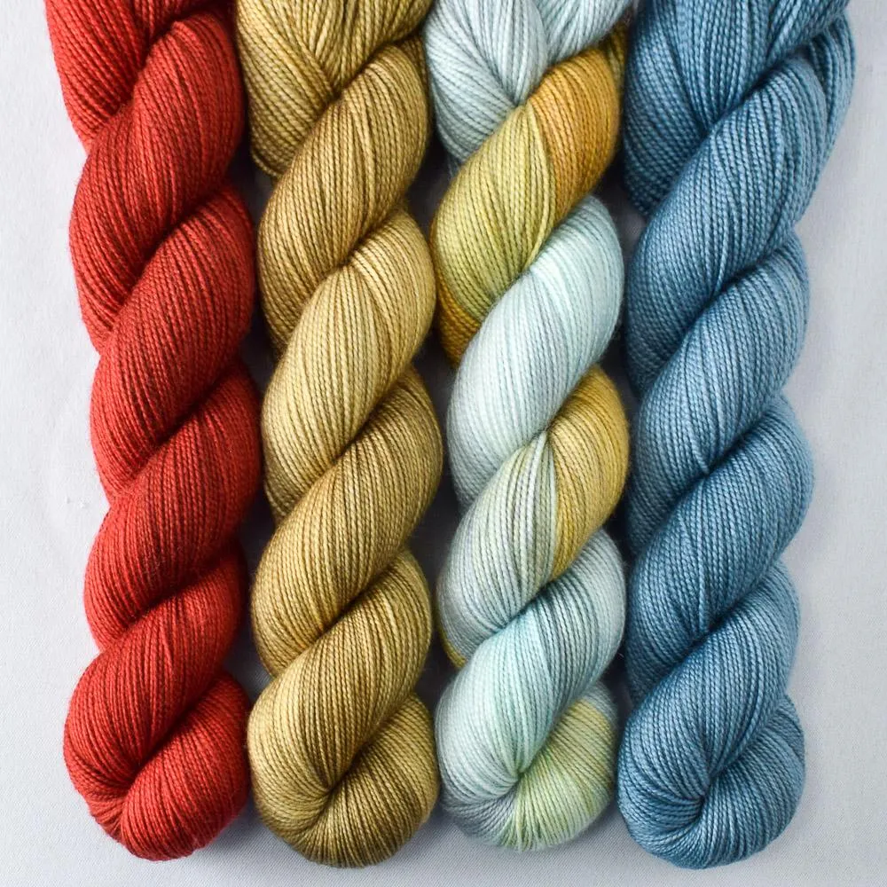Barnacle, Bokhara, Ignite the Fire, Mantis - Yummy 2-Ply Quartet - Babette