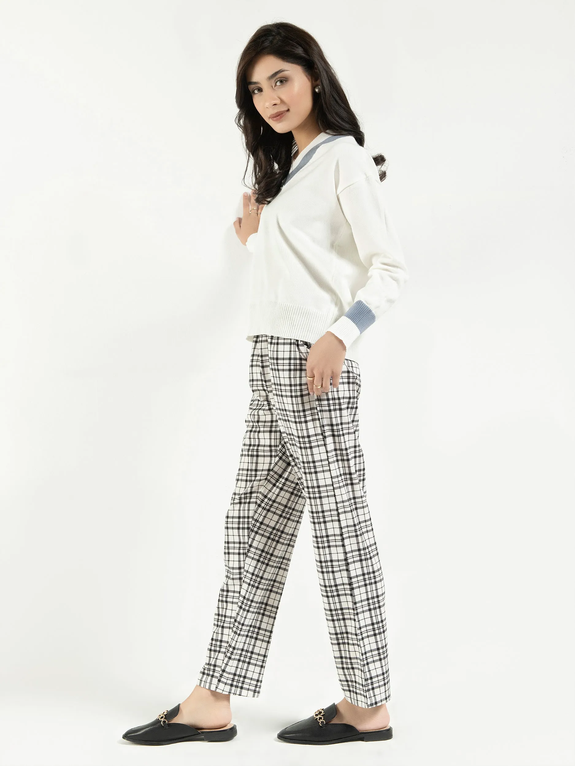 Basic White Sweater