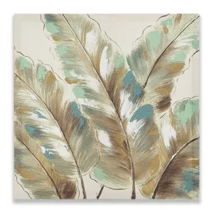 Canvas Wall Art For Decor- Multicolor Leaf Design