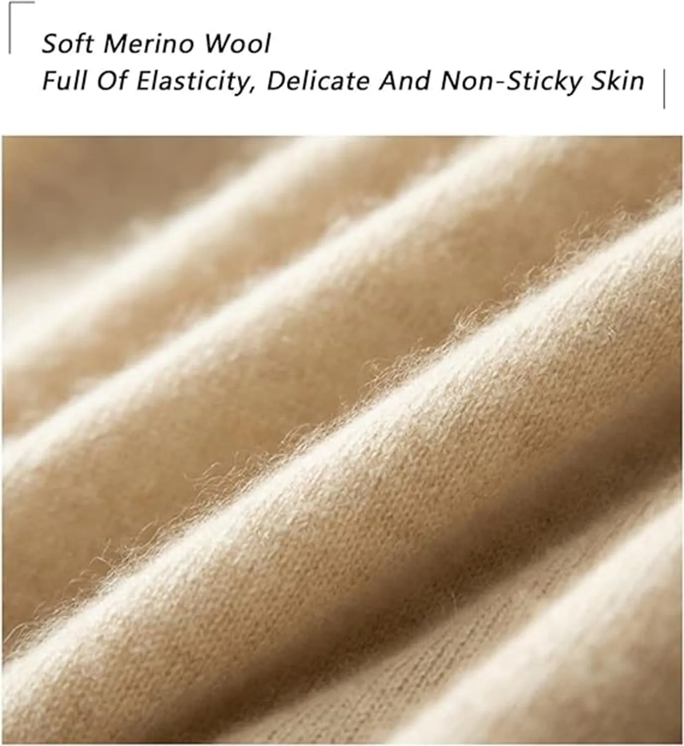 Cashmere Sweaters for Women,100% Cashmere Long Sleeve Crew Neck Soft Warm Pullover Knit Jumpers (Beige,X-Large)