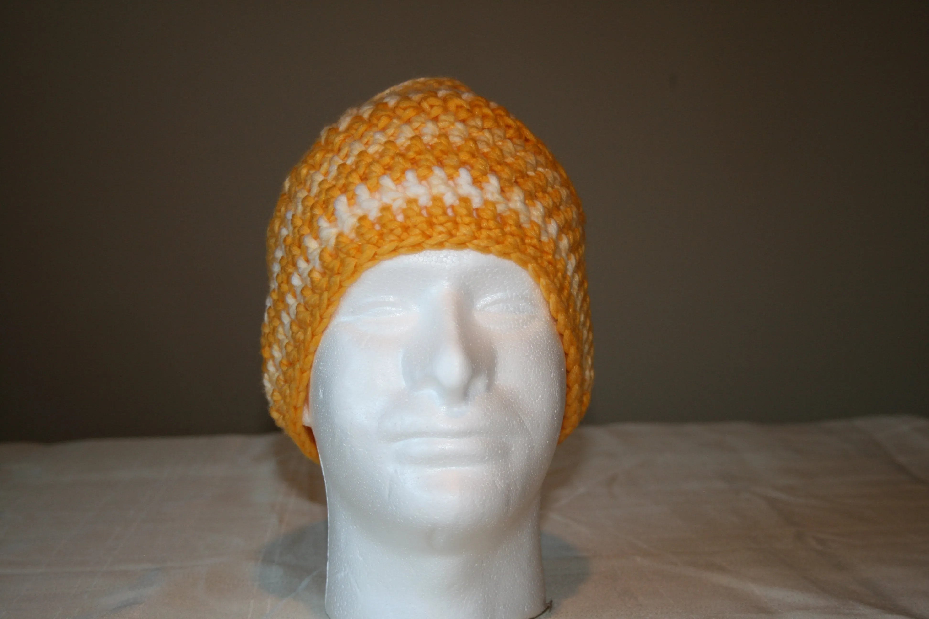 Crochet Hat in Yellows