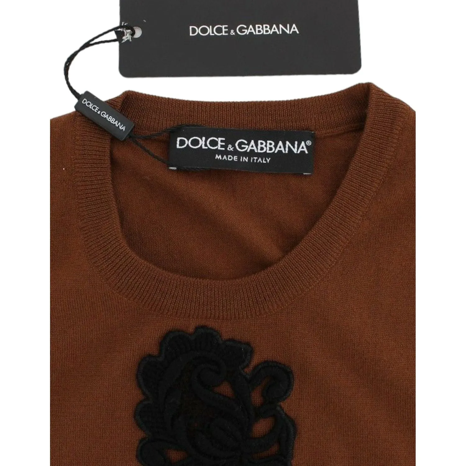 Dolce & Gabbana Timeless Wool and Lace Sleeveless Vest