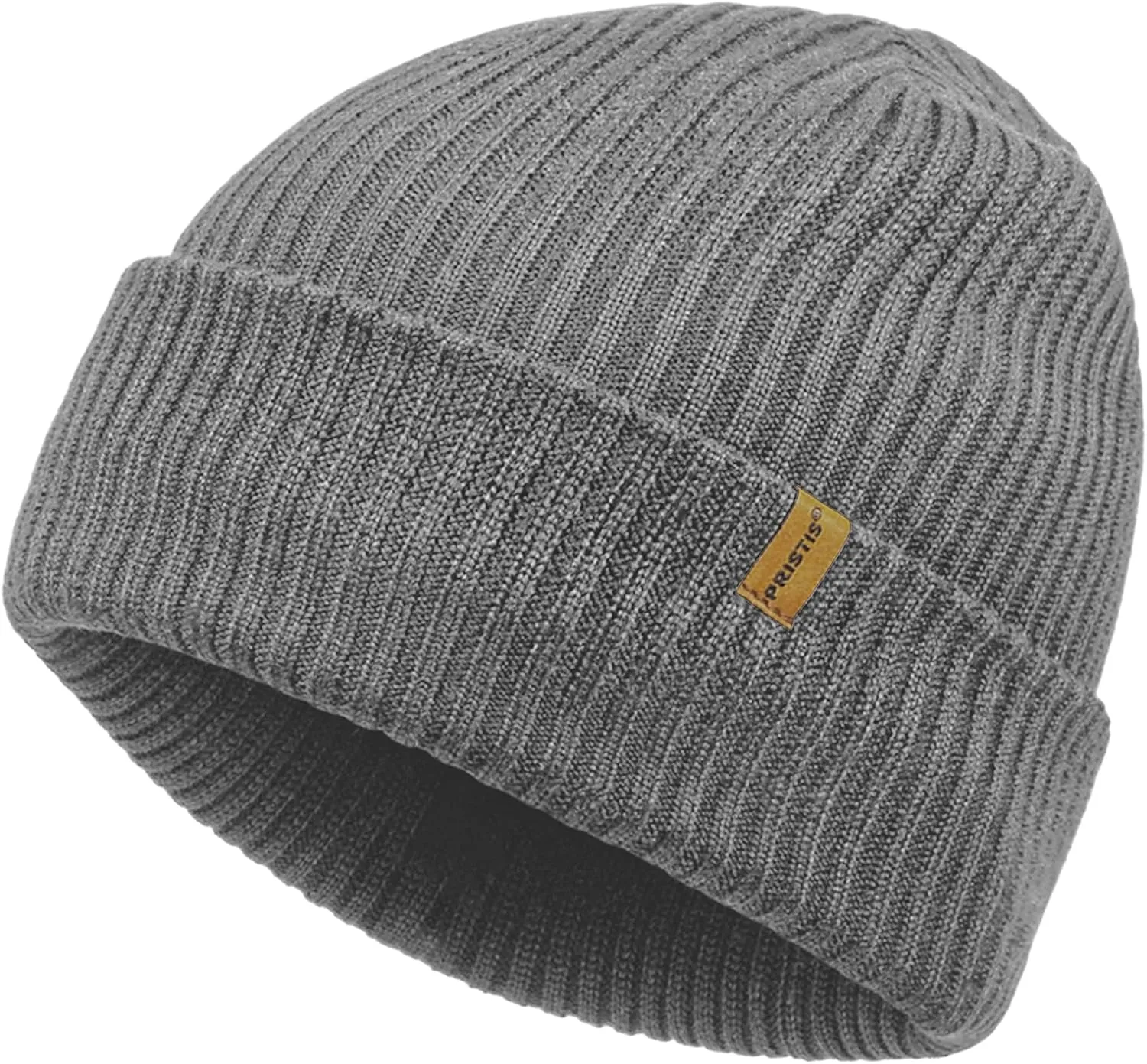 Fishing Winter Beanie Hat, Unisex Warm Soft Skull Cap, Cozy Watch Hat with Thick Lining & Double-Layer Tight Kniting