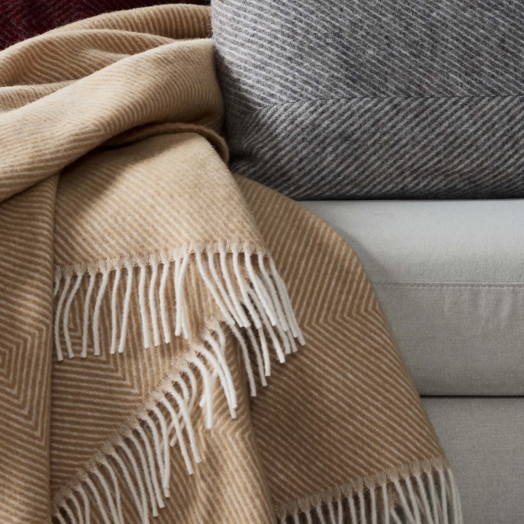 Gotland Blanket [Mustard & Cream]