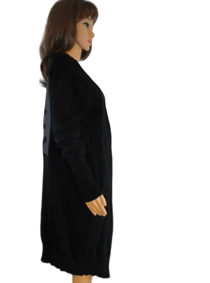 Hache Long Sweater Black Size 8 NWT SKU 000036