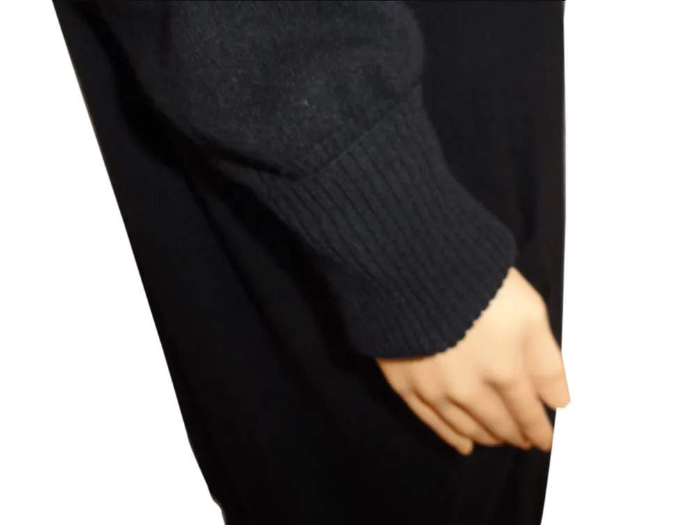 Hache Long Sweater Black Size 8 NWT SKU 000036