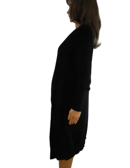 Hache Long Sweater Black Size 8 NWT SKU 000036