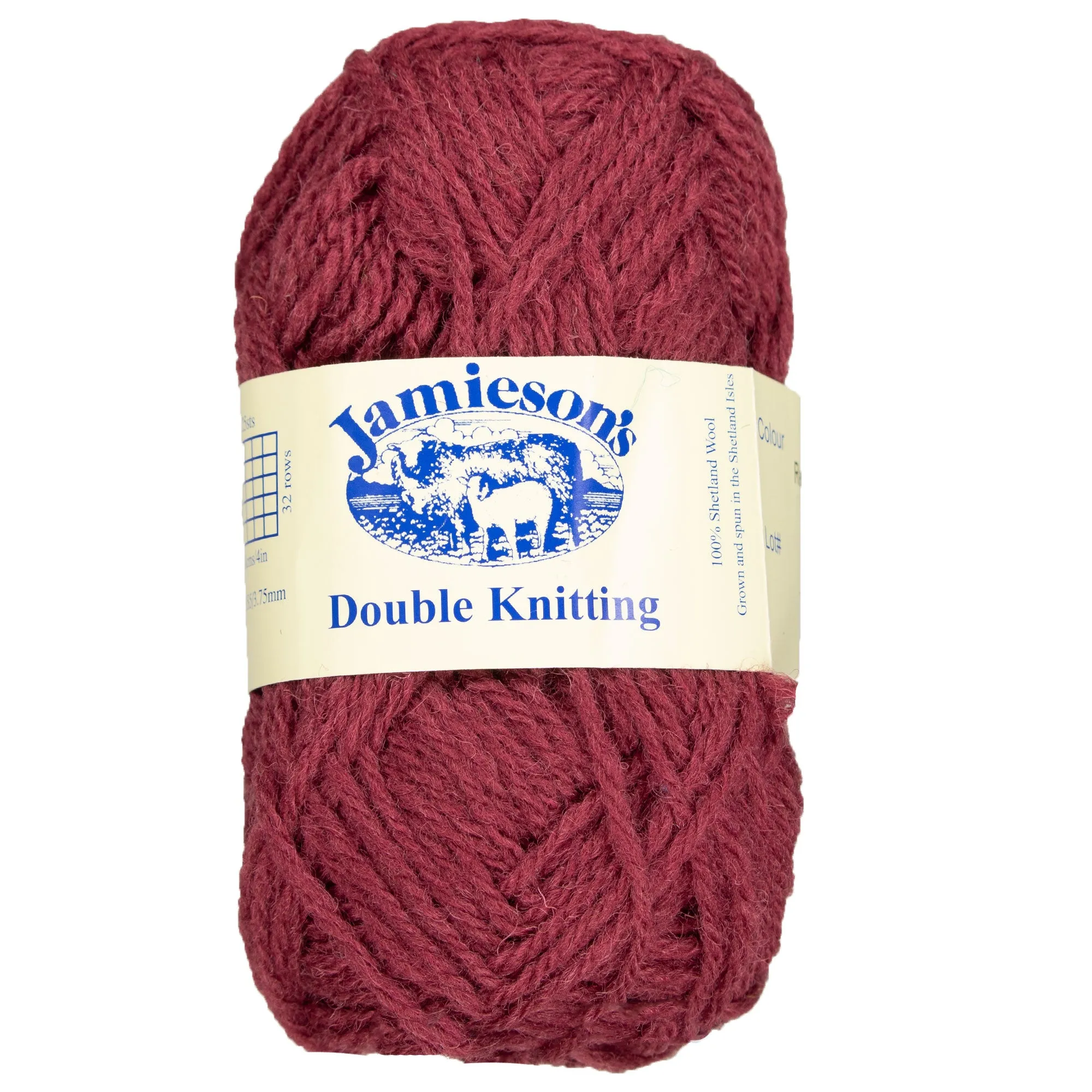 Jamieson's of Shetland Double Knitting Yarn - 572 Red Currant