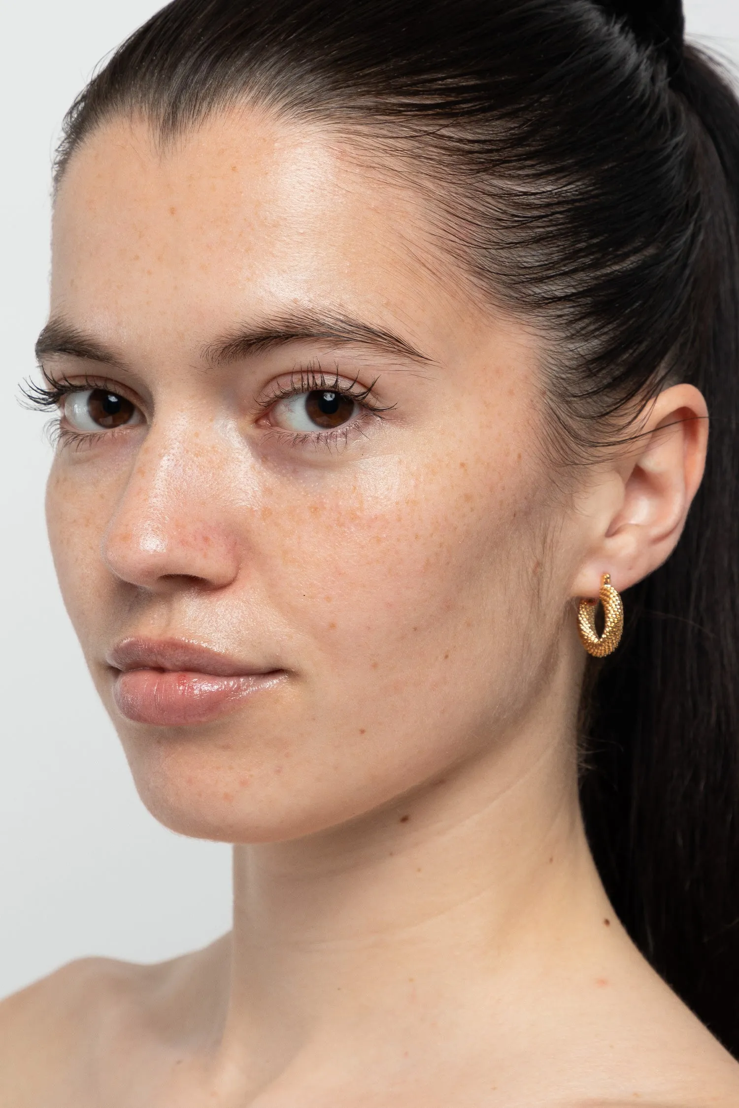 JWL834 - Thick Twisted Pincatch Earrings