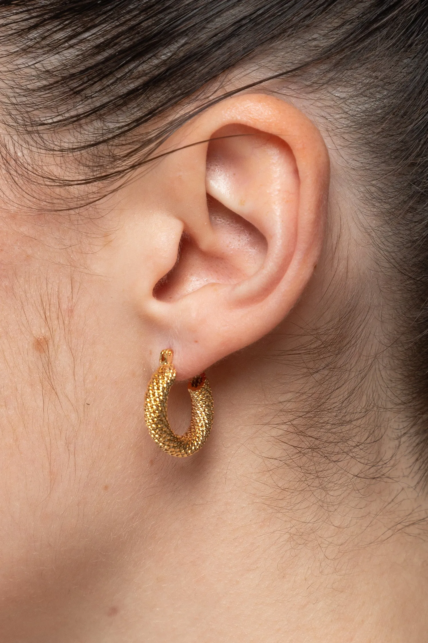 JWL834 - Thick Twisted Pincatch Earrings