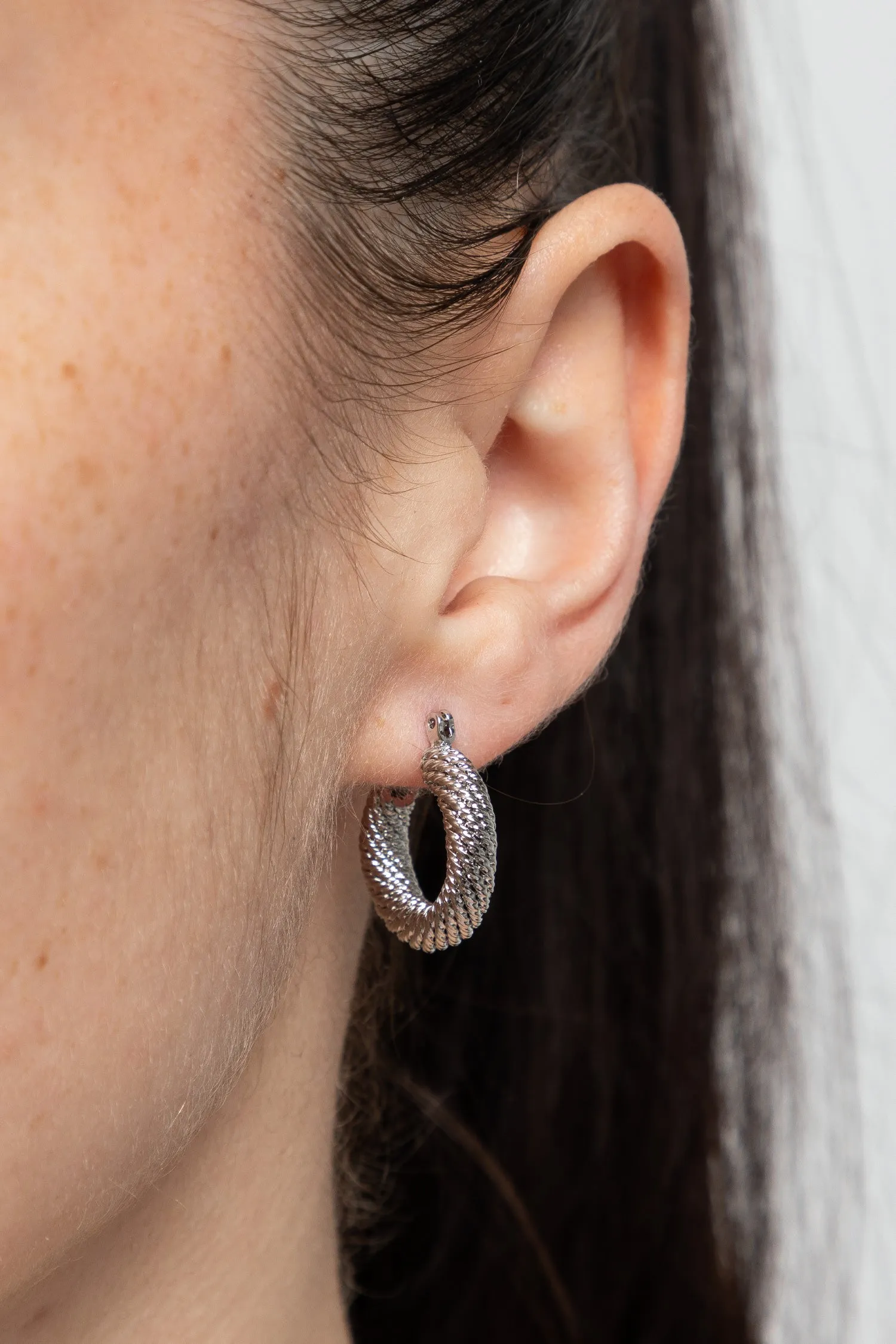 JWL834 - Thick Twisted Pincatch Earrings