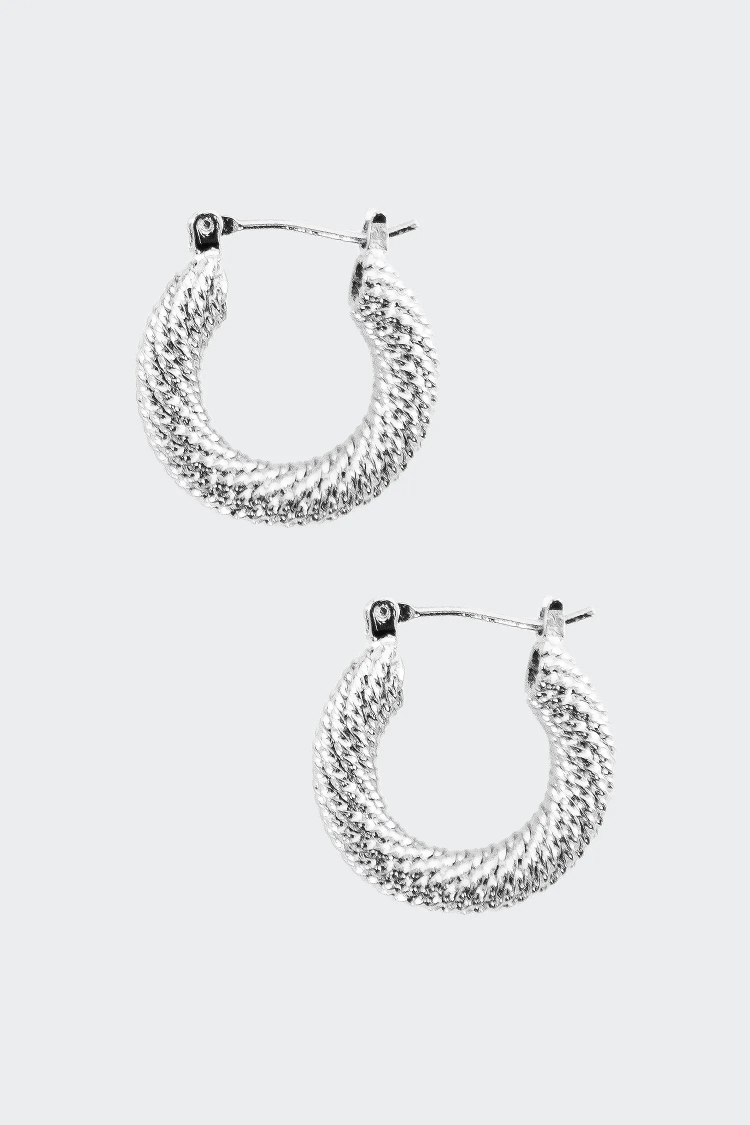 JWL834 - Thick Twisted Pincatch Earrings