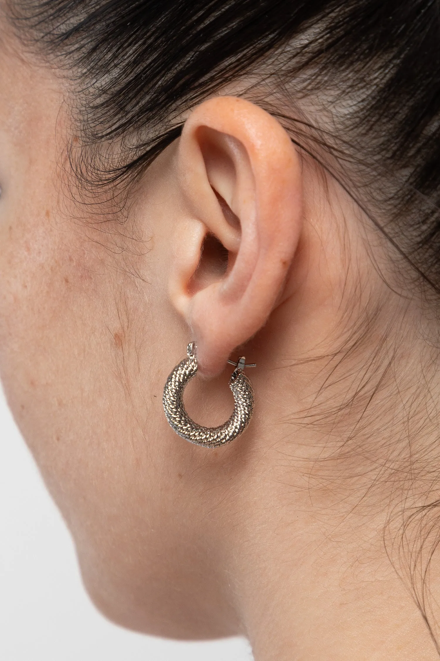JWL834 - Thick Twisted Pincatch Earrings