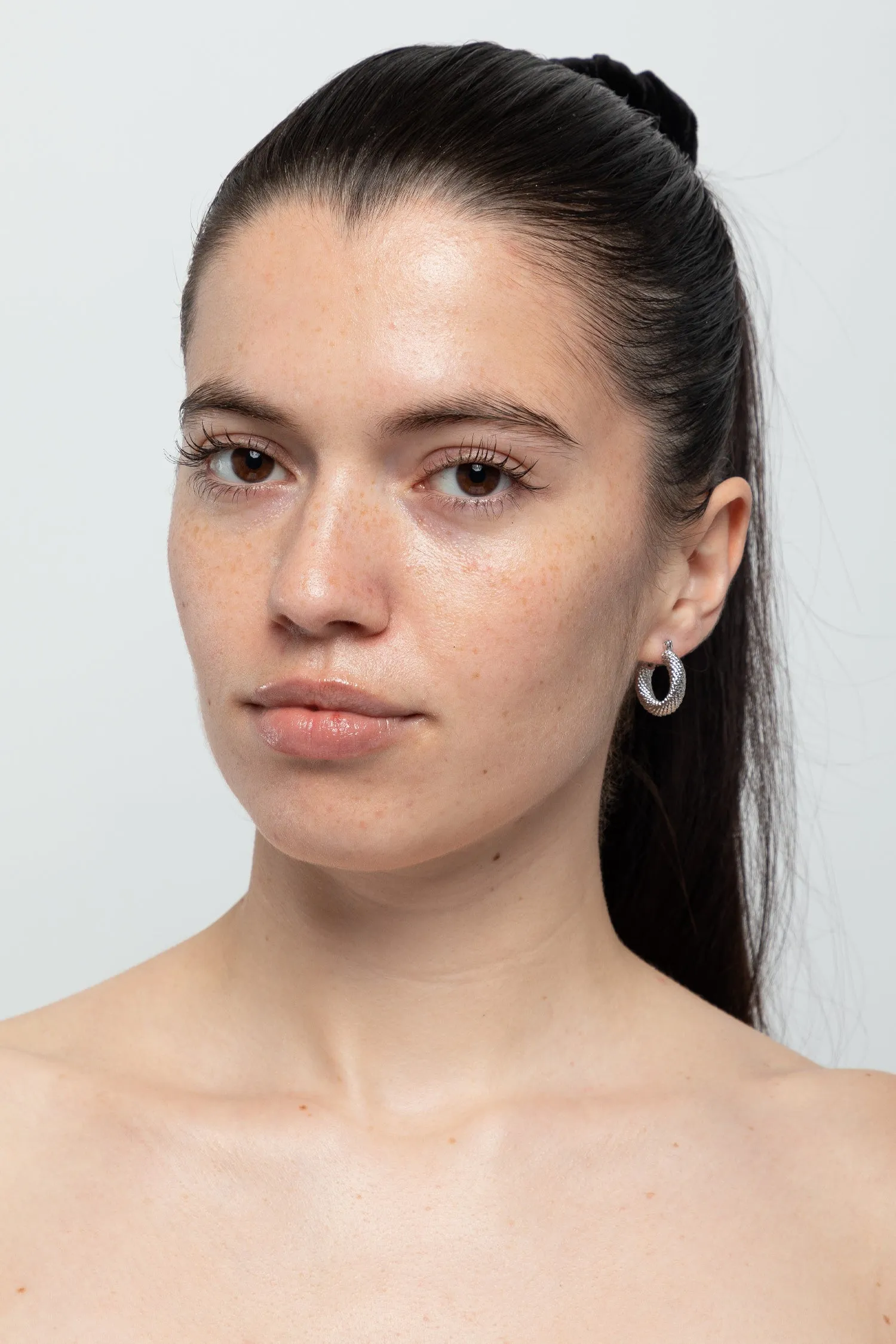 JWL834 - Thick Twisted Pincatch Earrings