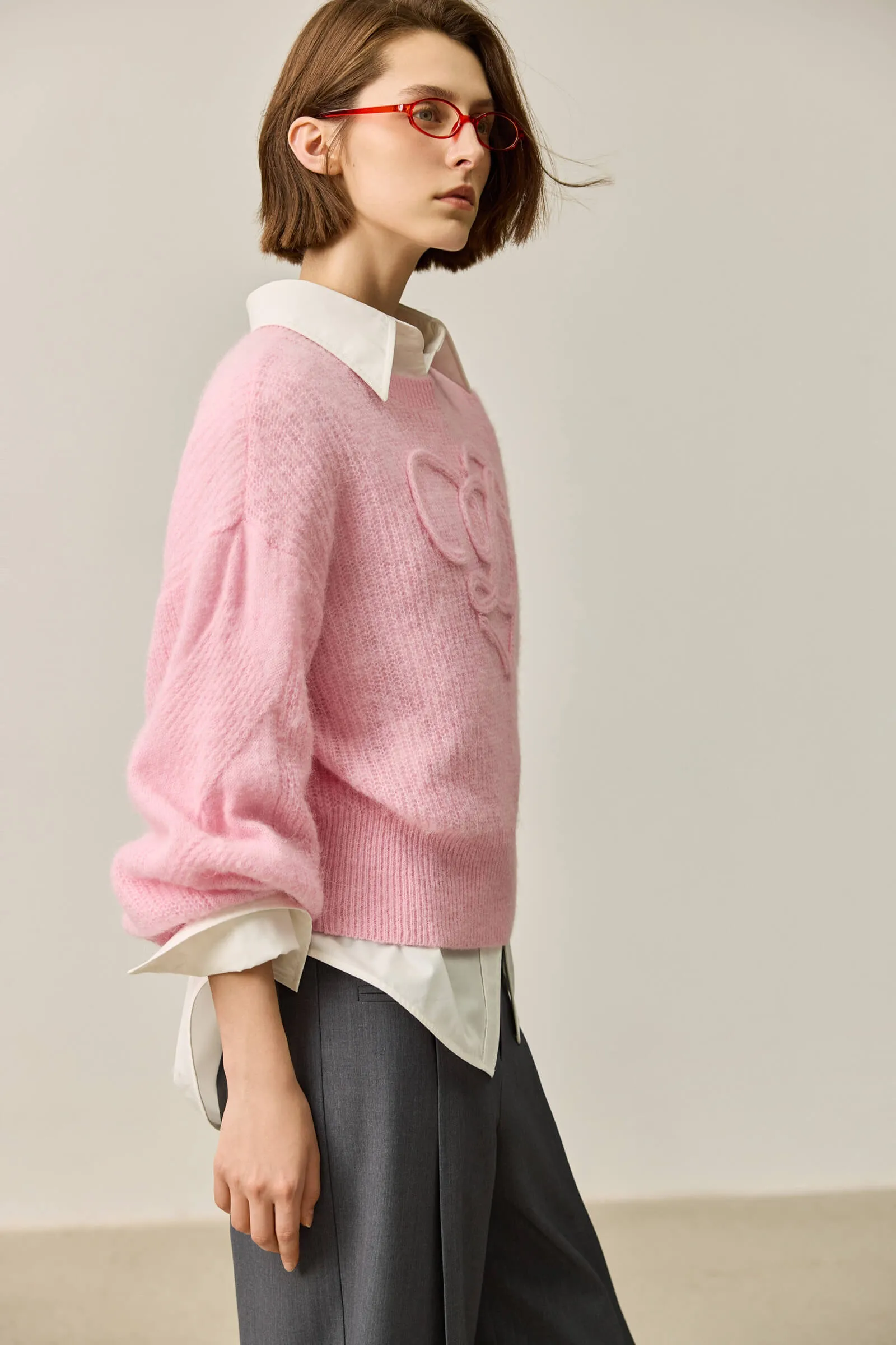 LILY Wool-Alpaca Blend Knit Top