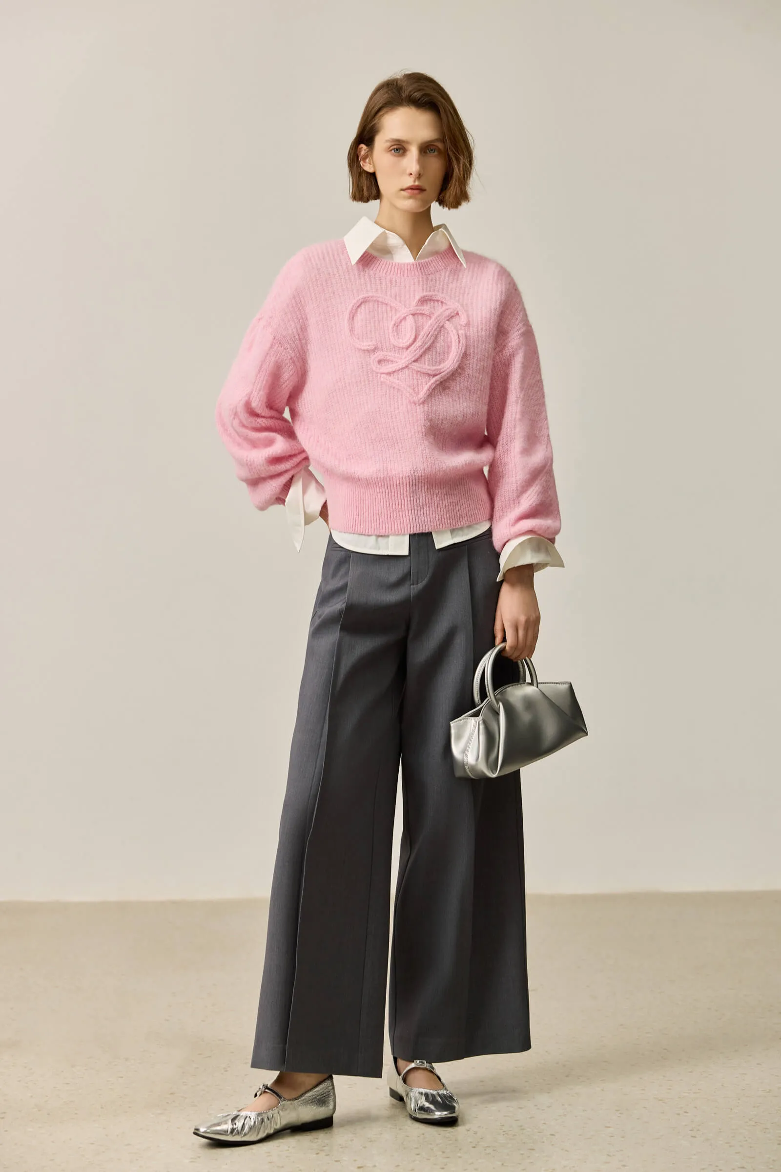 LILY Wool-Alpaca Blend Knit Top