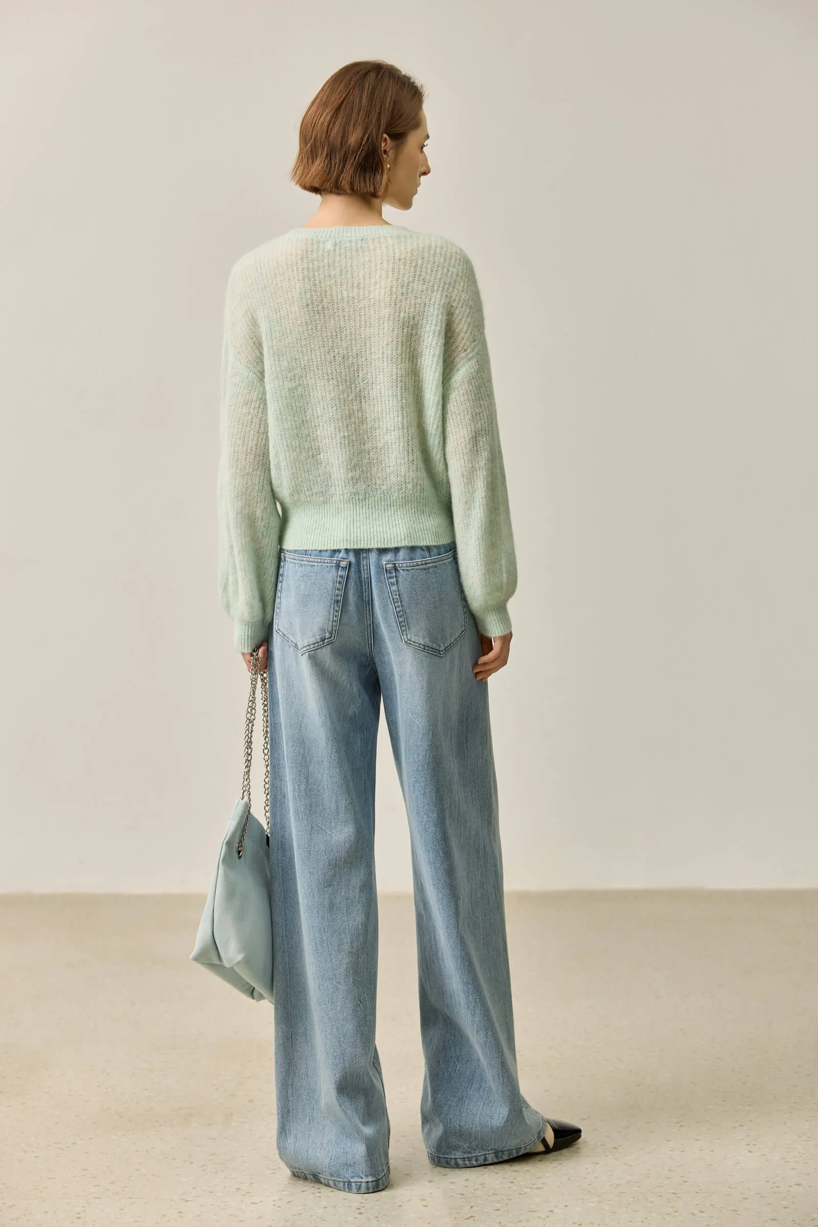 LILY Wool-Alpaca Blend Knit Top