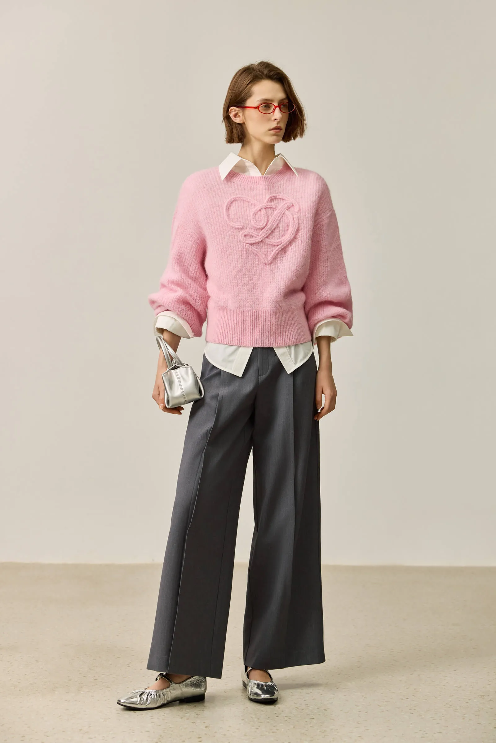 LILY Wool-Alpaca Blend Knit Top