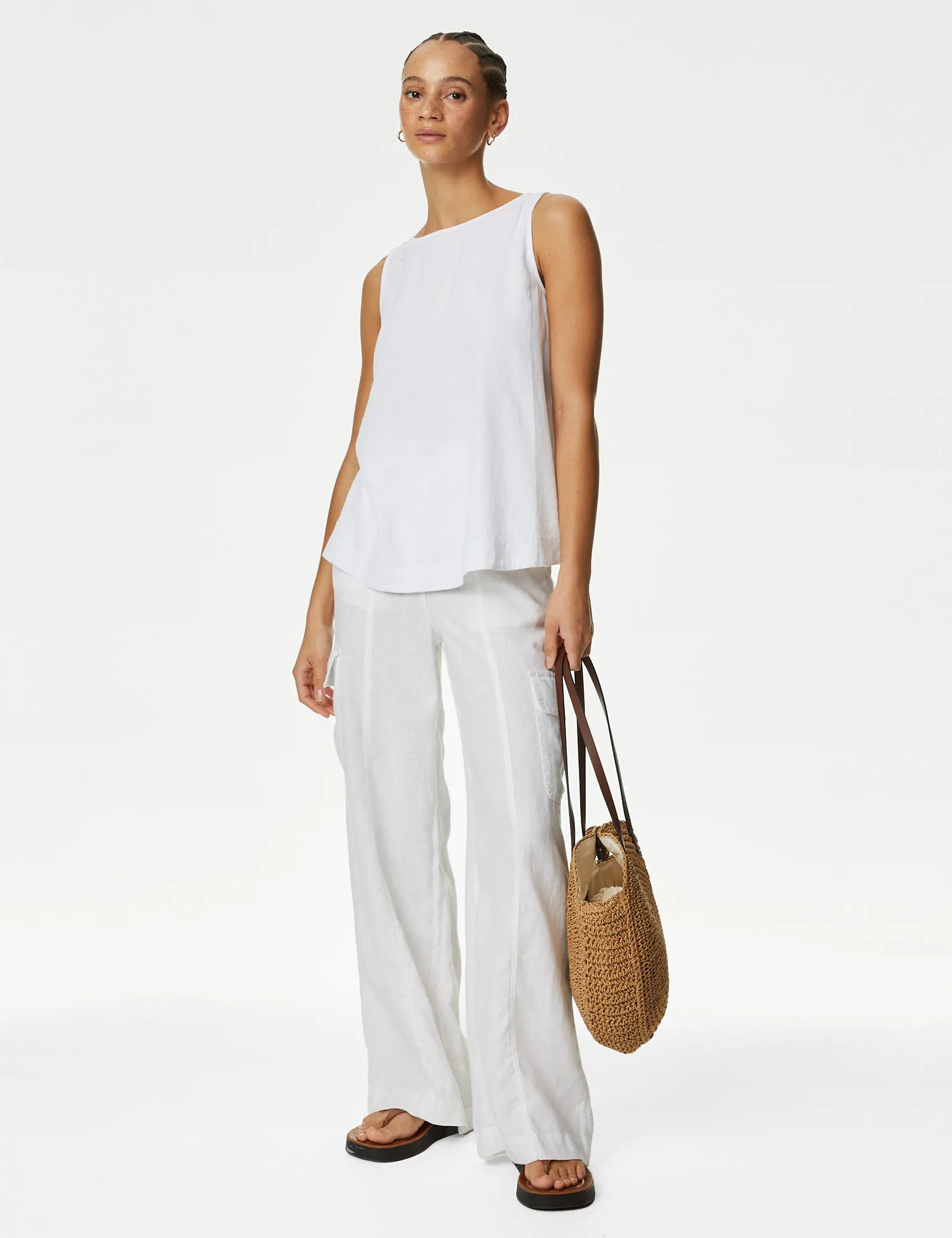 Linen Blend Blouse
