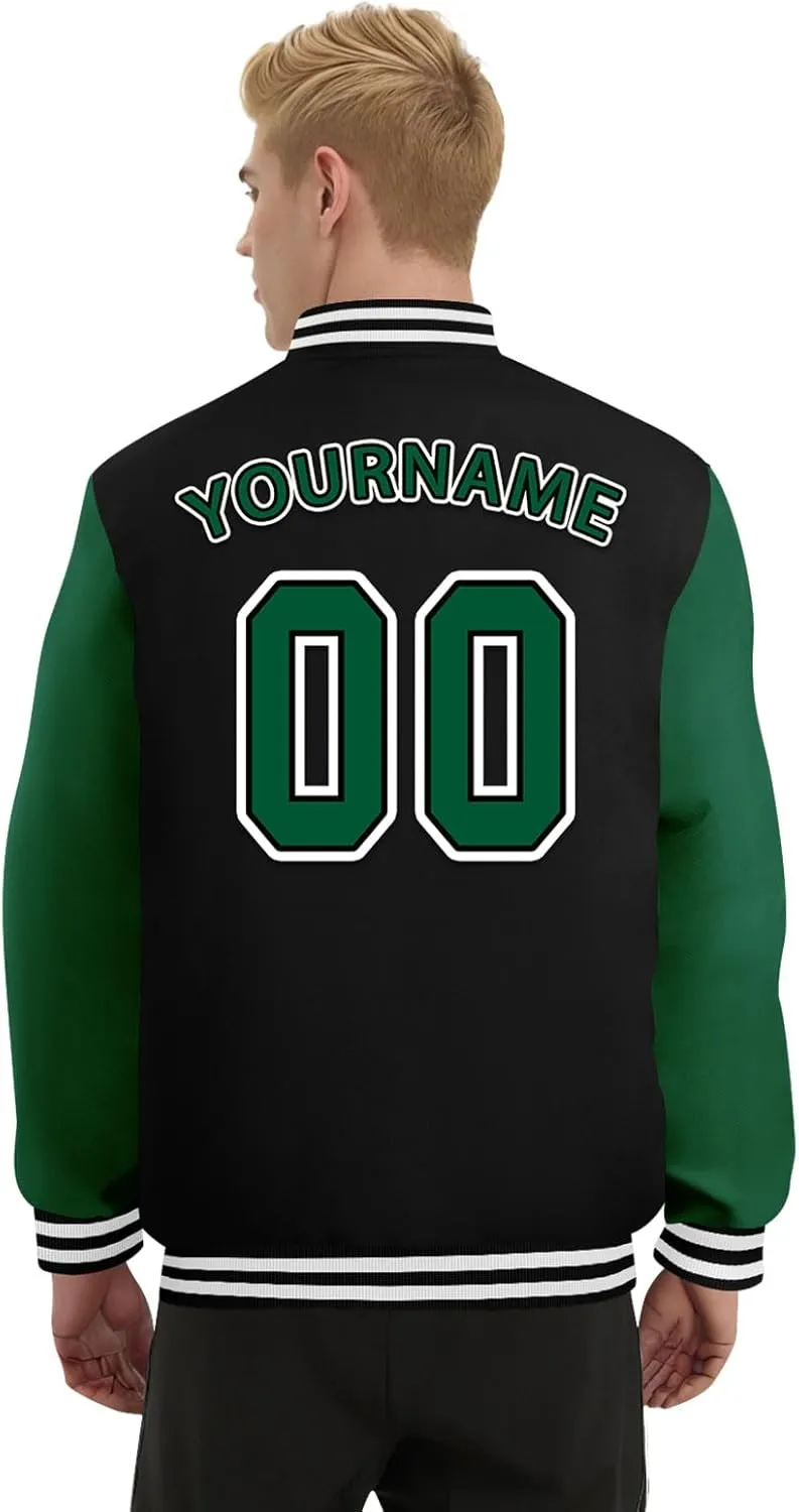 Mexico Flag Custom Varsity Jacket Vintage Baseball Bomber Jackets Streetwear Coats