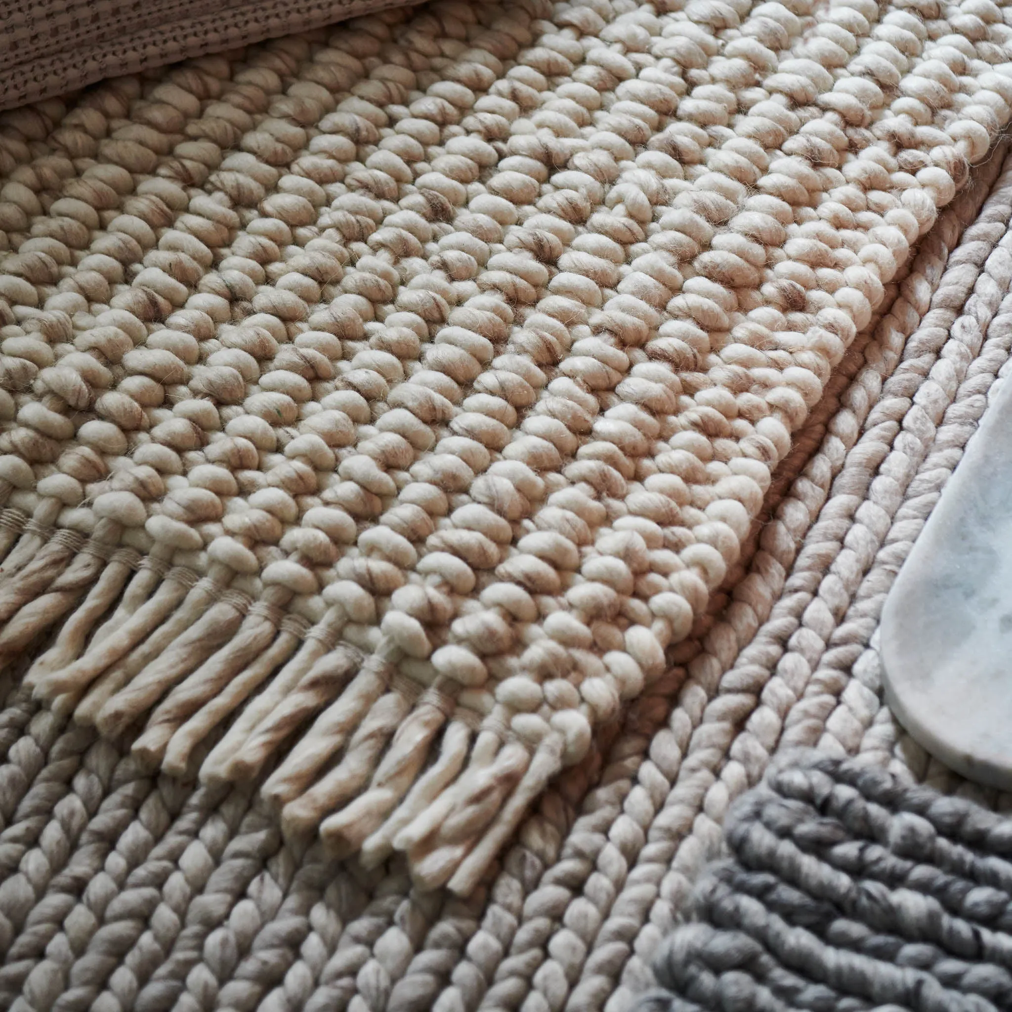 Nagar Wool Rug [Ivory melange]