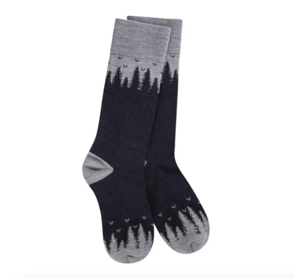Navy Crew Sock