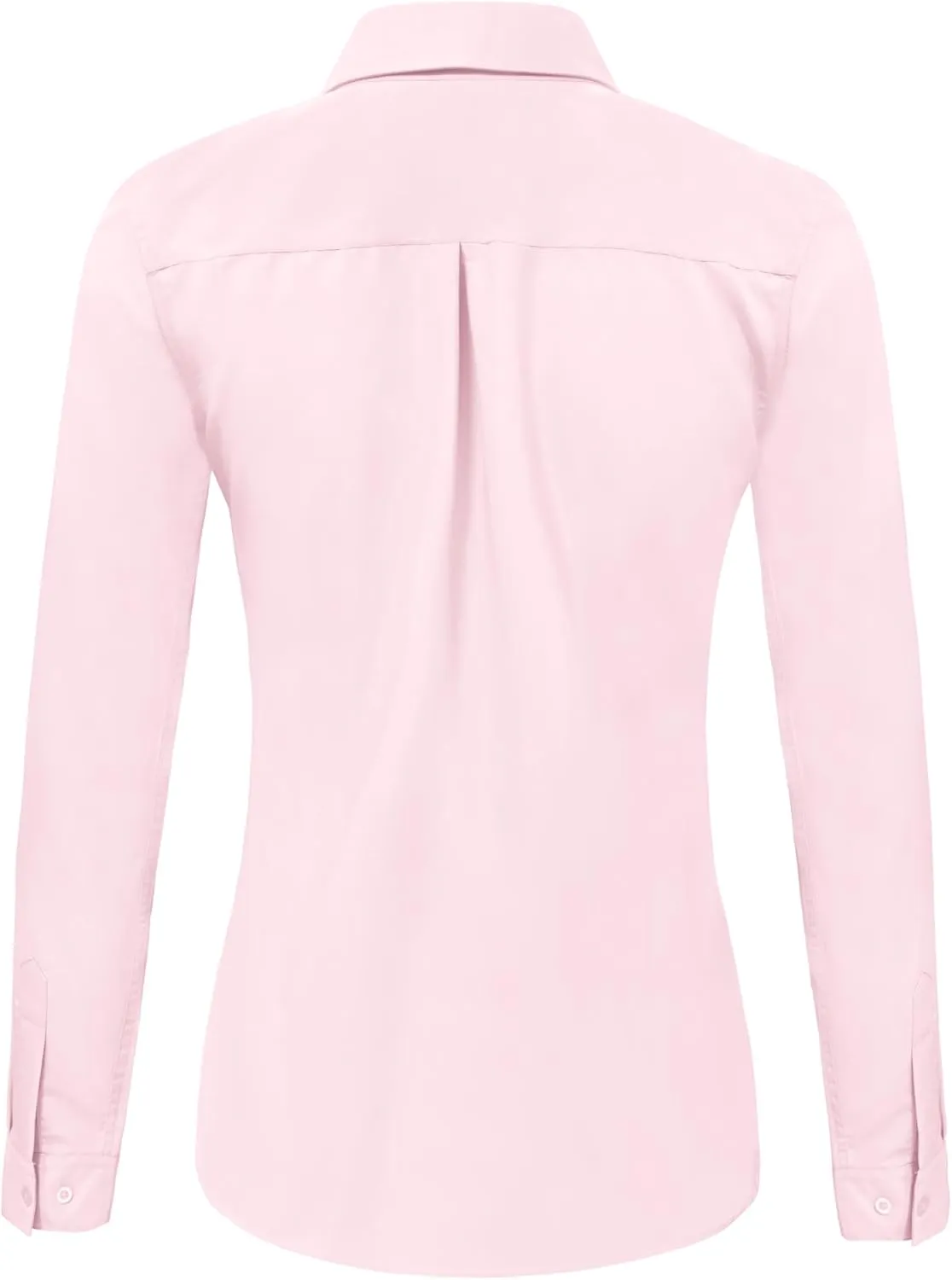 Ruisin Super Soft Wrinkle Free Button Down Shirts for Women Solid Long Sleeve Striped Formal Work Dress Blouses Tops