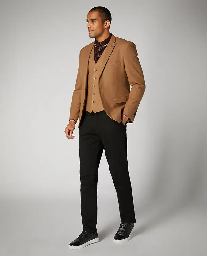 Slim Fit Wool Rich Waistcoat