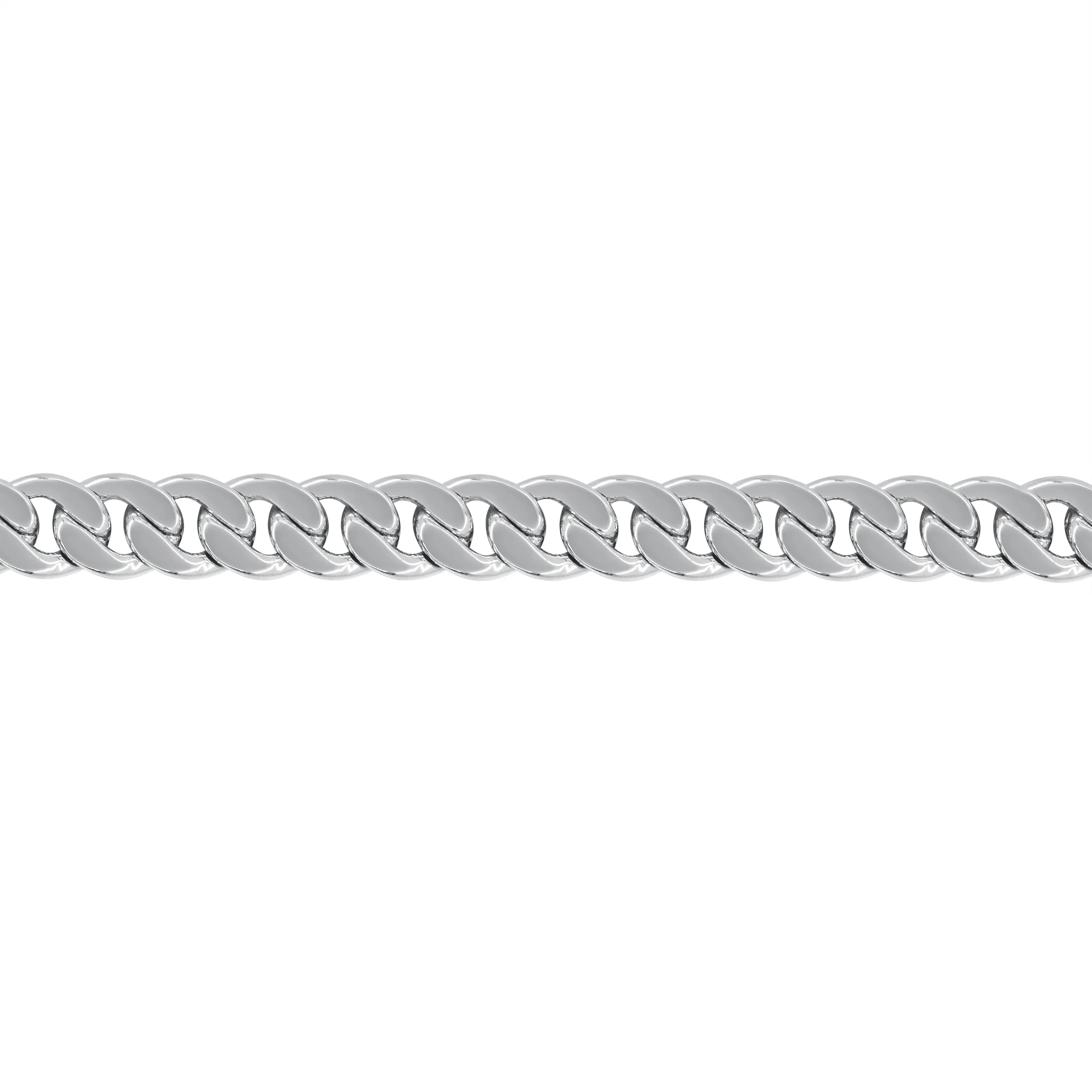 Thick Curb Chain, 925 Silver