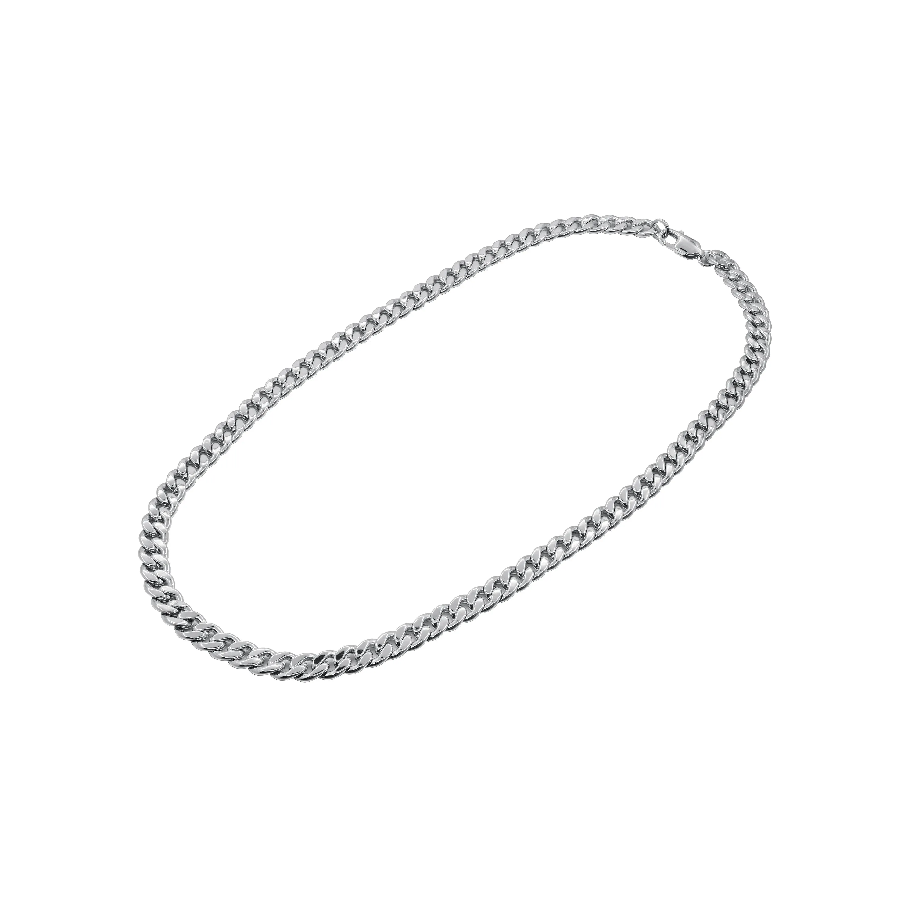 Thick Curb Chain, 925 Silver
