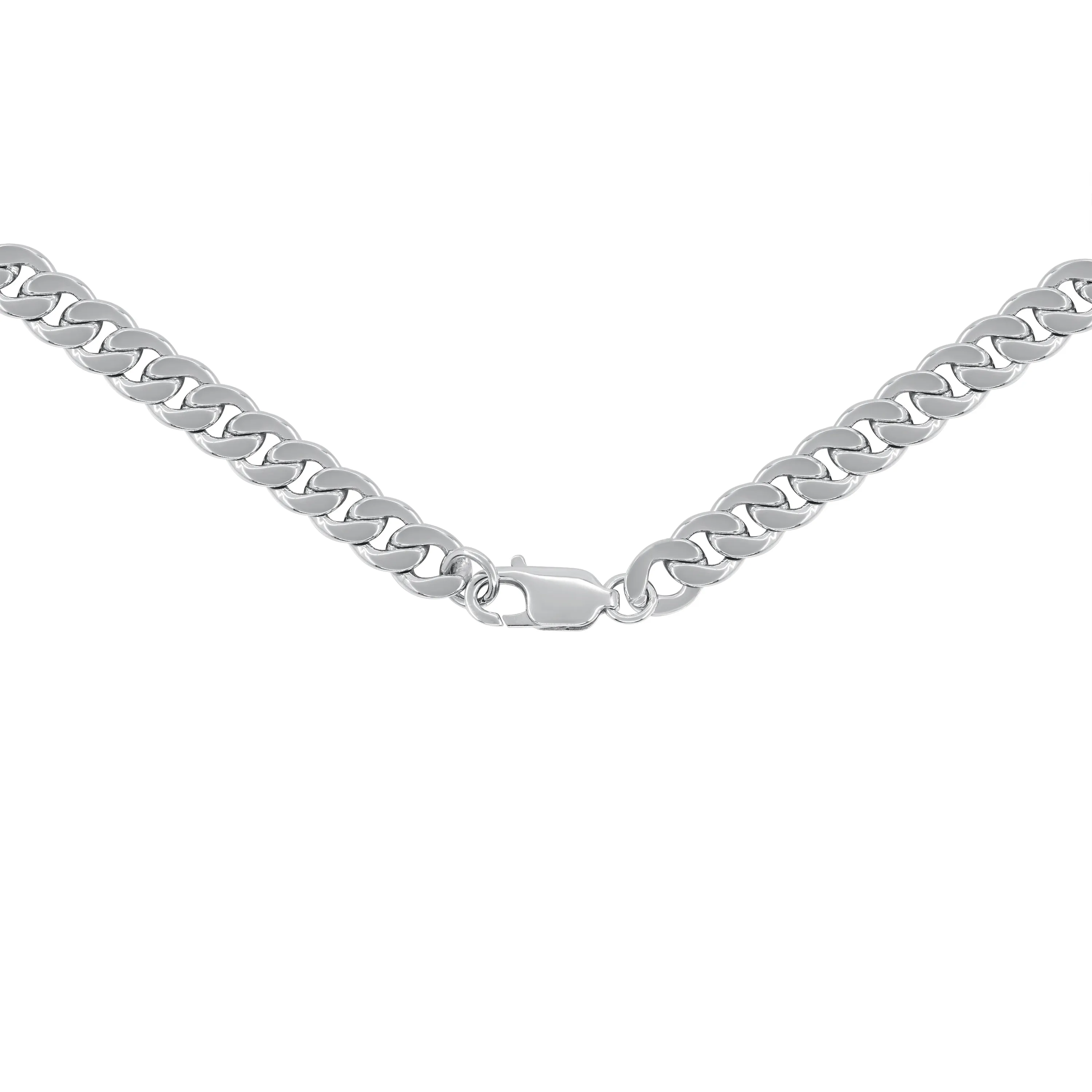 Thick Curb Chain, 925 Silver